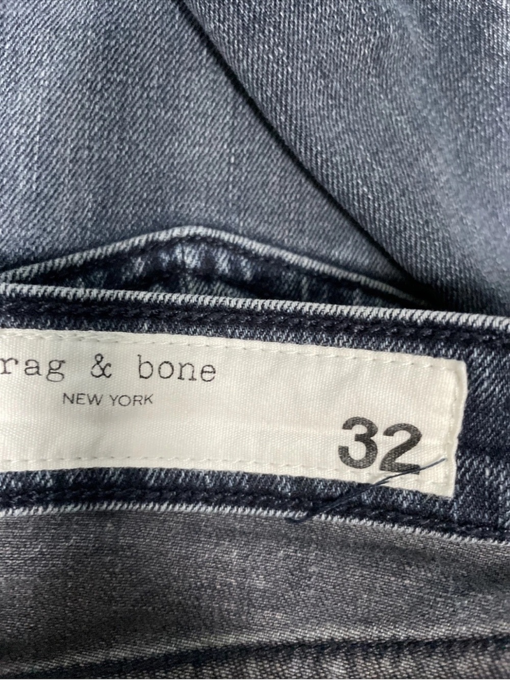 Rag & Bone Nina High Shorty Cigarette Straight Leg Ankle Jeans Women’s Size 32 - Picture 5 of 7